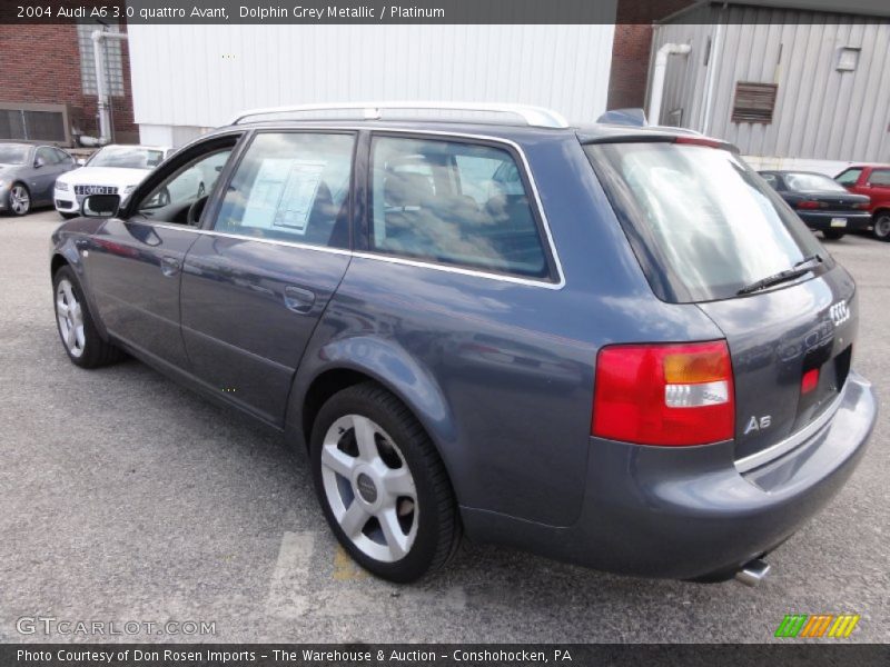 Dolphin Grey Metallic / Platinum 2004 Audi A6 3.0 quattro Avant