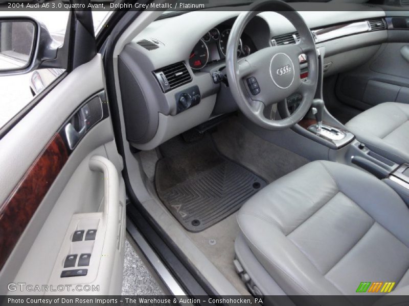 Dolphin Grey Metallic / Platinum 2004 Audi A6 3.0 quattro Avant
