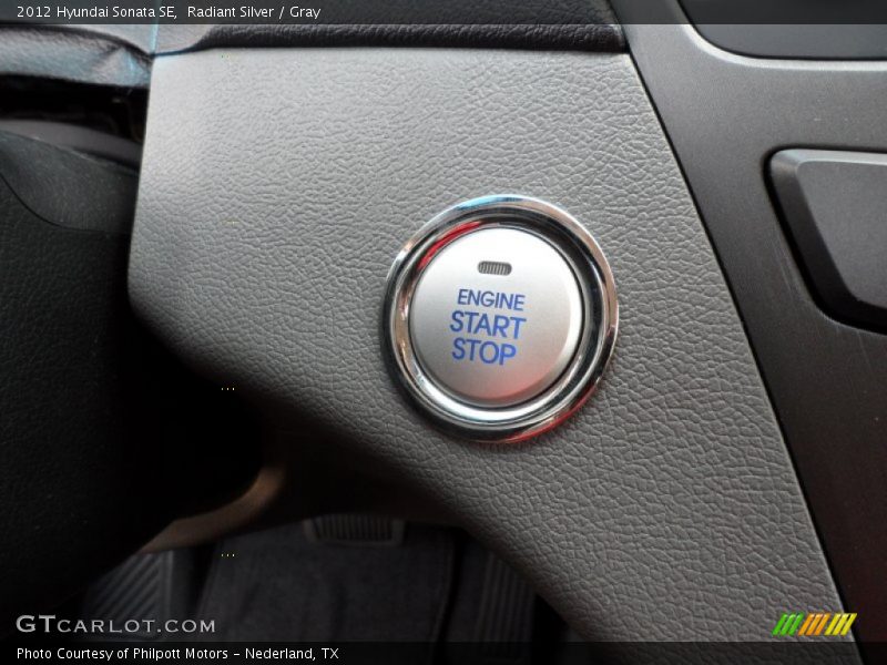 Radiant Silver / Gray 2012 Hyundai Sonata SE