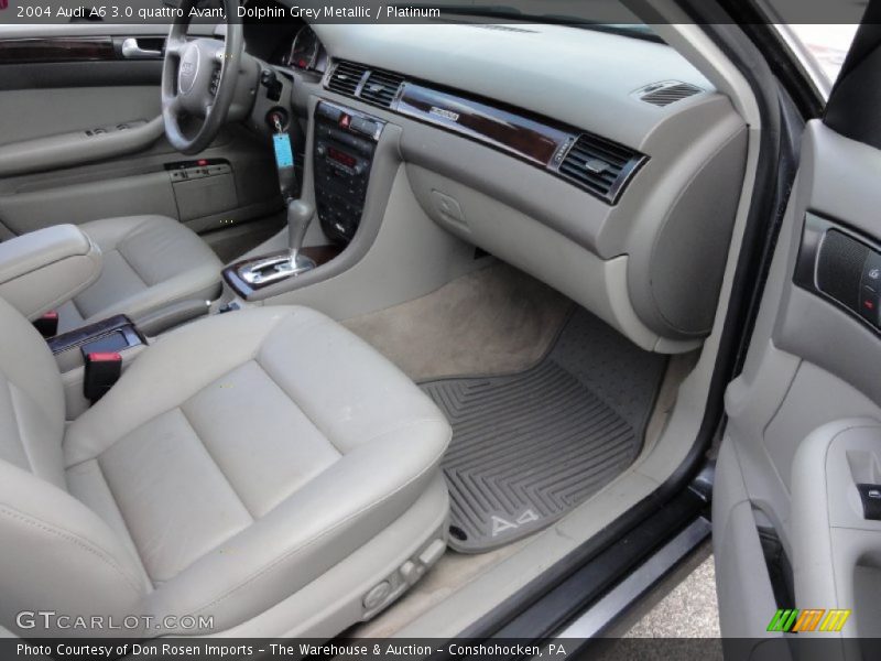 Dolphin Grey Metallic / Platinum 2004 Audi A6 3.0 quattro Avant