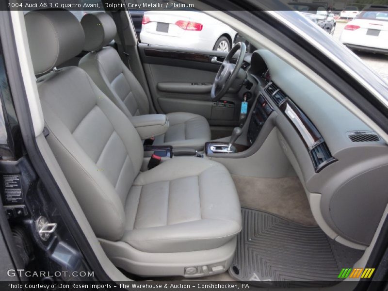 Dolphin Grey Metallic / Platinum 2004 Audi A6 3.0 quattro Avant