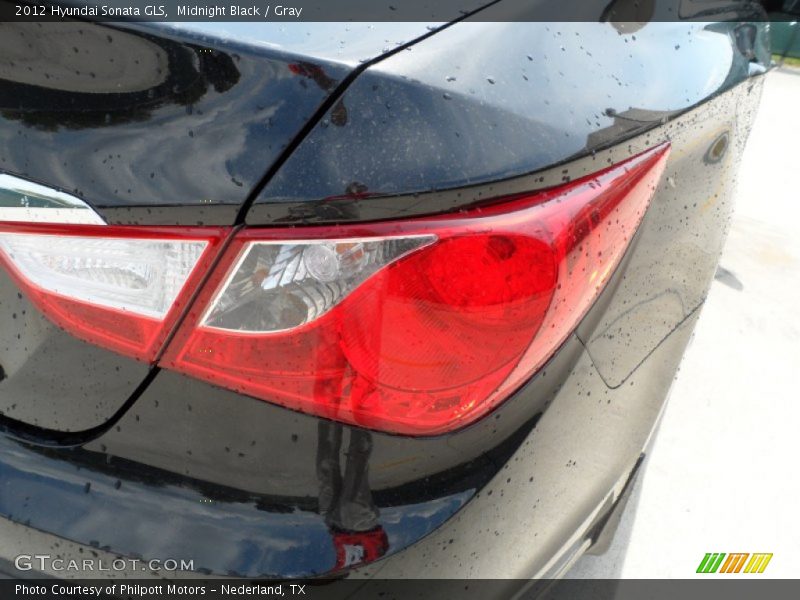 Midnight Black / Gray 2012 Hyundai Sonata GLS