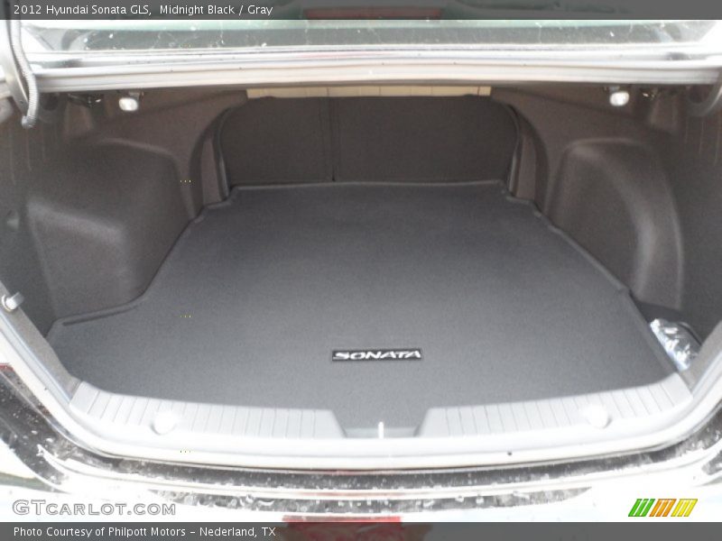 Midnight Black / Gray 2012 Hyundai Sonata GLS