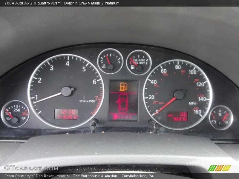  2004 A6 3.0 quattro Avant 3.0 quattro Avant Gauges