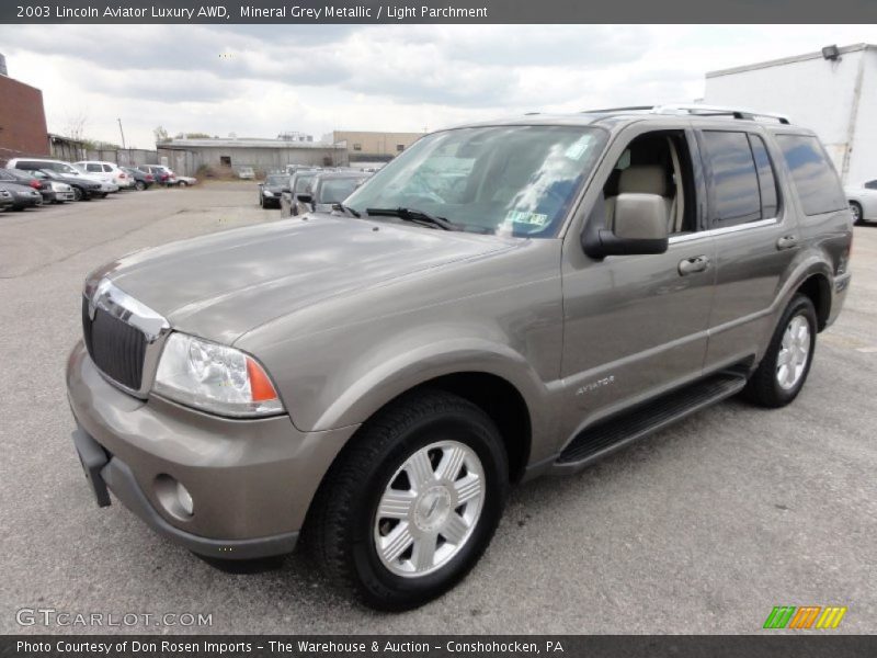 Mineral Grey Metallic / Light Parchment 2003 Lincoln Aviator Luxury AWD