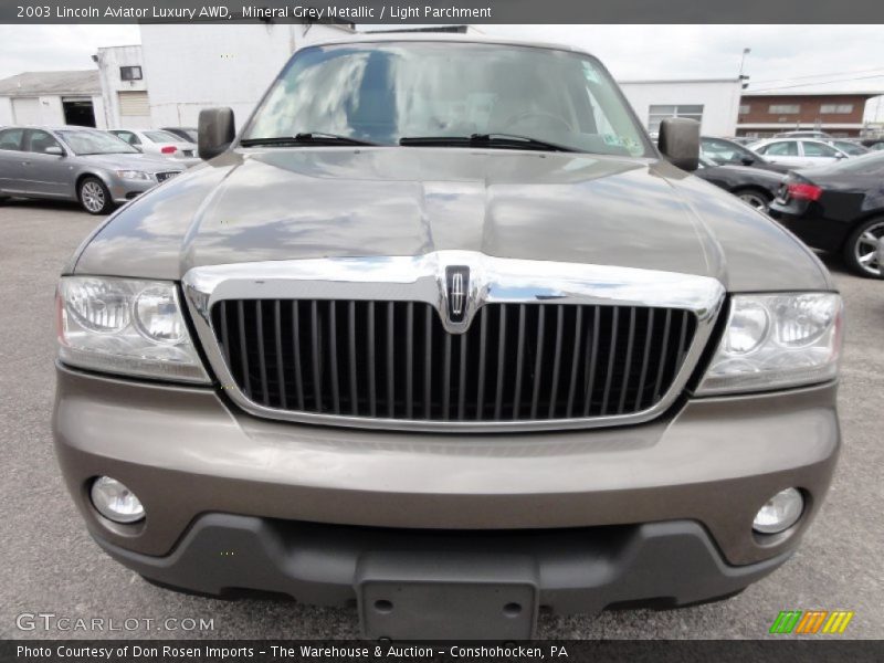 Mineral Grey Metallic / Light Parchment 2003 Lincoln Aviator Luxury AWD