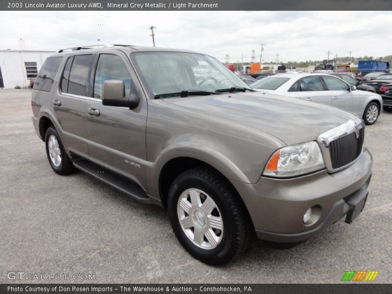 Mineral Grey Metallic / Light Parchment 2003 Lincoln Aviator Luxury AWD