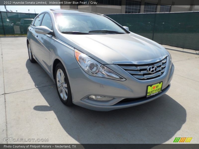 Iridescent Silver Blue Pearl / Gray 2012 Hyundai Sonata Limited