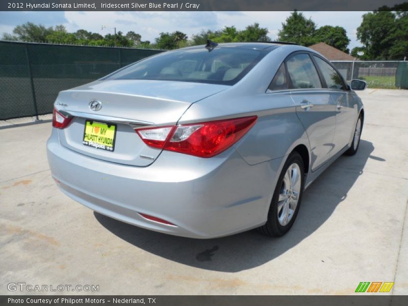 Iridescent Silver Blue Pearl / Gray 2012 Hyundai Sonata Limited