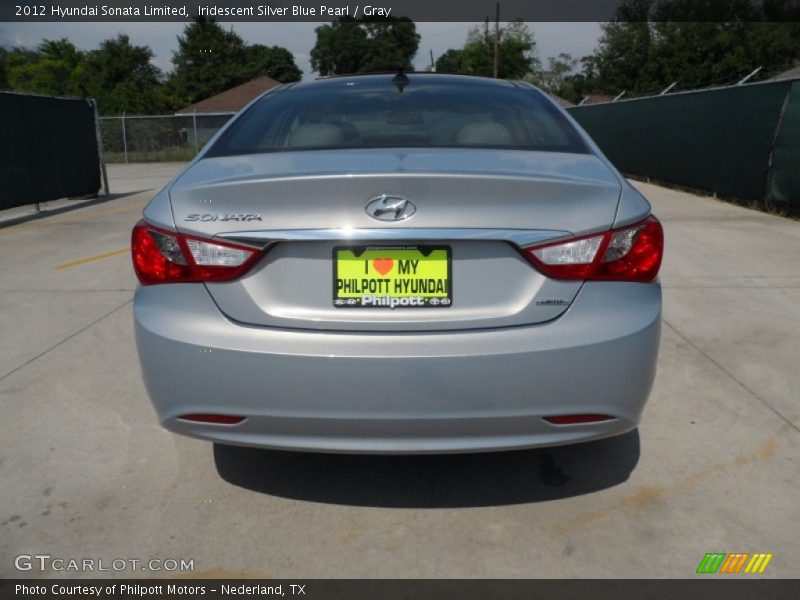 Iridescent Silver Blue Pearl / Gray 2012 Hyundai Sonata Limited
