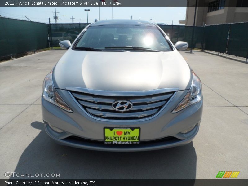 Iridescent Silver Blue Pearl / Gray 2012 Hyundai Sonata Limited