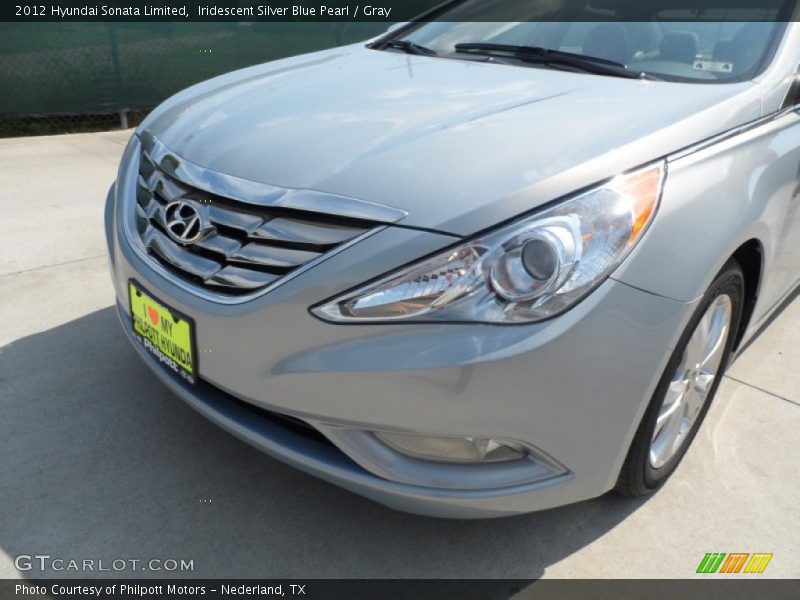 Iridescent Silver Blue Pearl / Gray 2012 Hyundai Sonata Limited