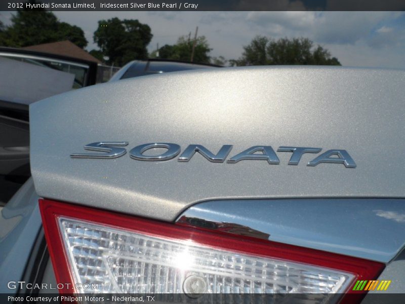 Iridescent Silver Blue Pearl / Gray 2012 Hyundai Sonata Limited