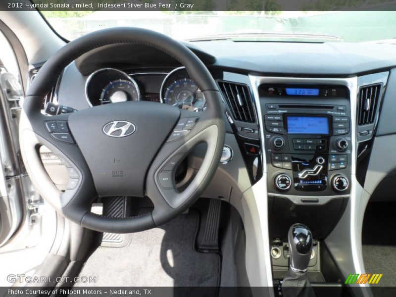 Iridescent Silver Blue Pearl / Gray 2012 Hyundai Sonata Limited