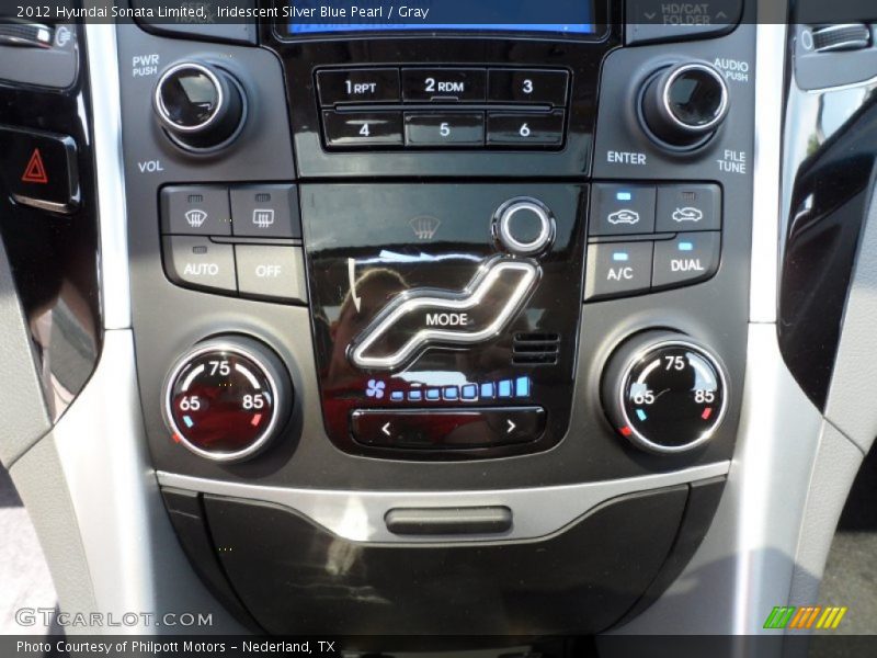 Iridescent Silver Blue Pearl / Gray 2012 Hyundai Sonata Limited
