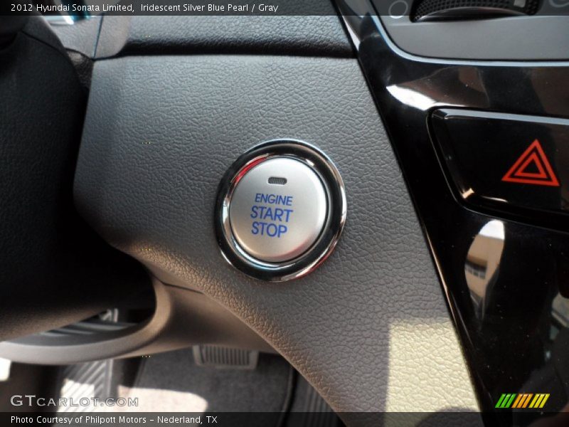 Iridescent Silver Blue Pearl / Gray 2012 Hyundai Sonata Limited