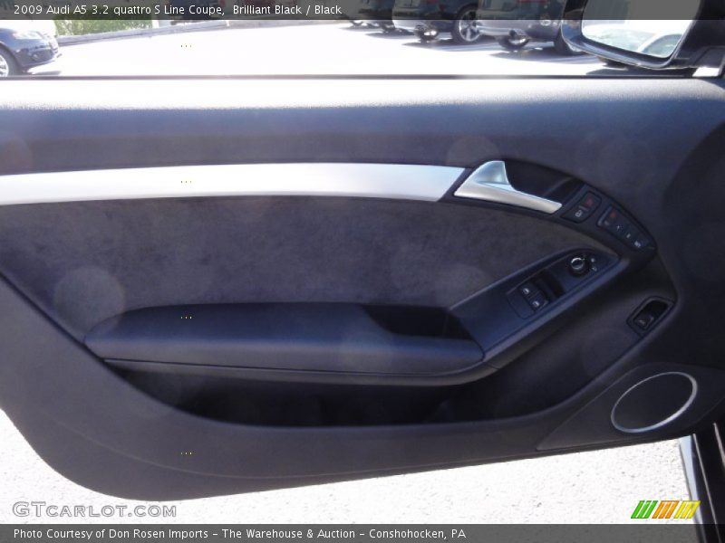 Brilliant Black / Black 2009 Audi A5 3.2 quattro S Line Coupe