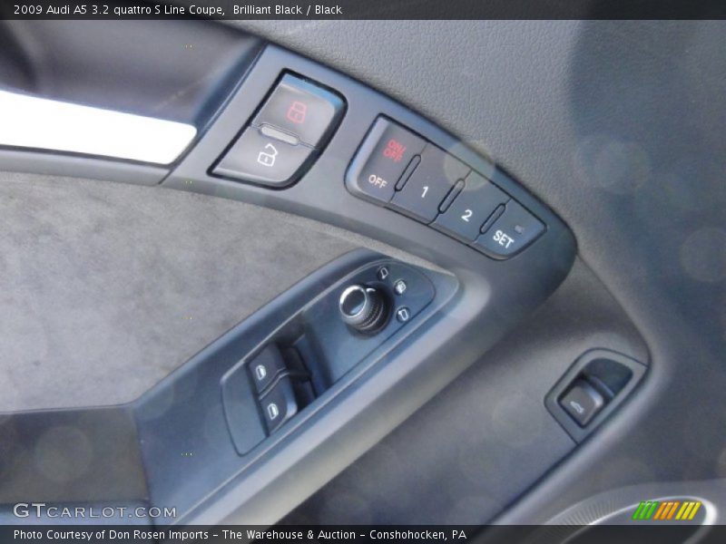 Brilliant Black / Black 2009 Audi A5 3.2 quattro S Line Coupe