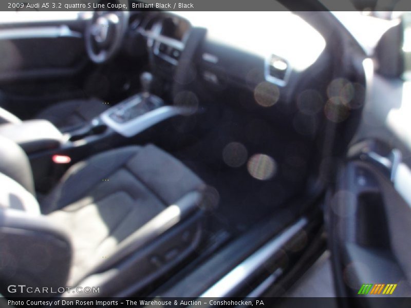 Brilliant Black / Black 2009 Audi A5 3.2 quattro S Line Coupe