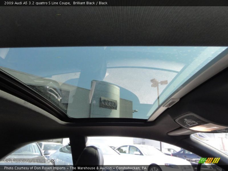 Brilliant Black / Black 2009 Audi A5 3.2 quattro S Line Coupe