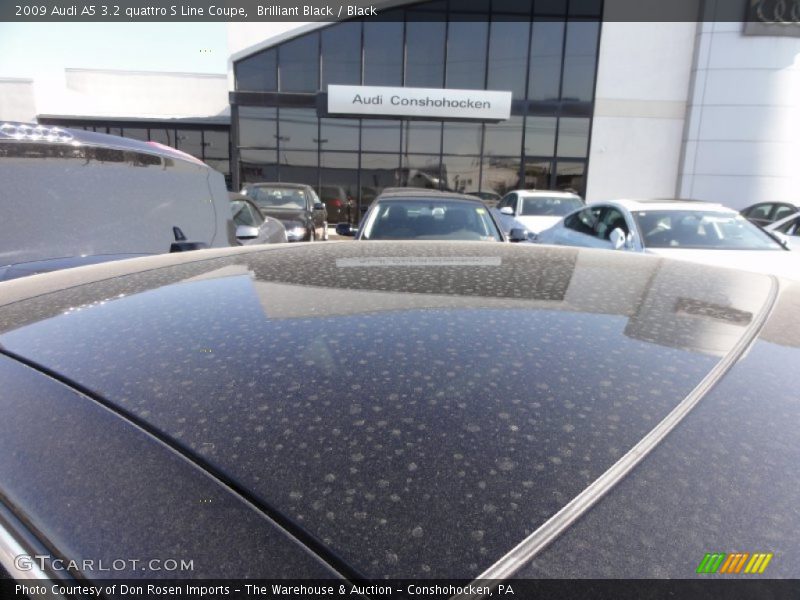 Brilliant Black / Black 2009 Audi A5 3.2 quattro S Line Coupe