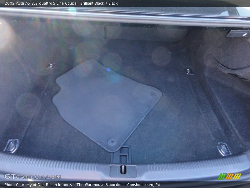 Brilliant Black / Black 2009 Audi A5 3.2 quattro S Line Coupe