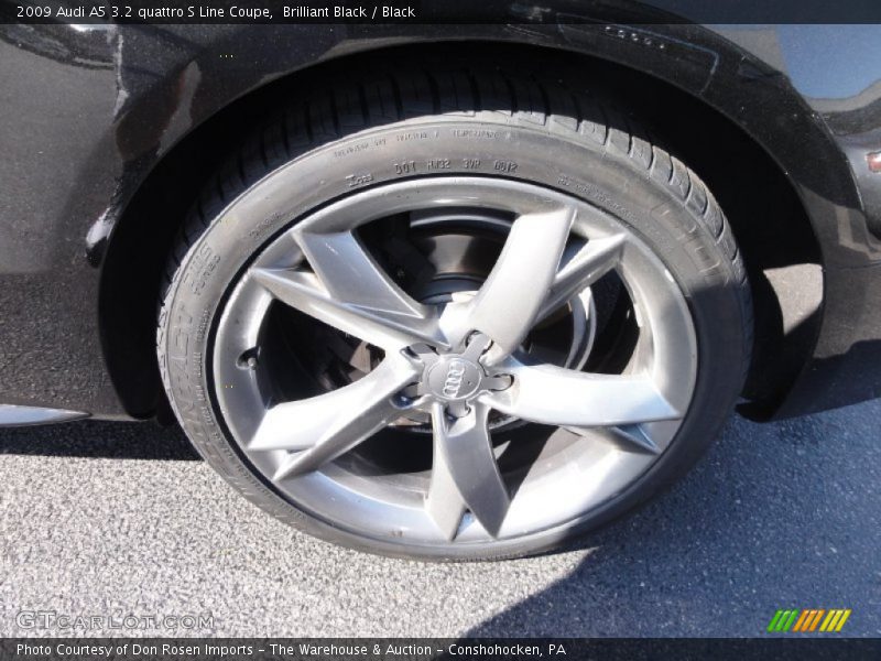 Brilliant Black / Black 2009 Audi A5 3.2 quattro S Line Coupe