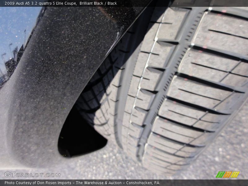 Brilliant Black / Black 2009 Audi A5 3.2 quattro S Line Coupe