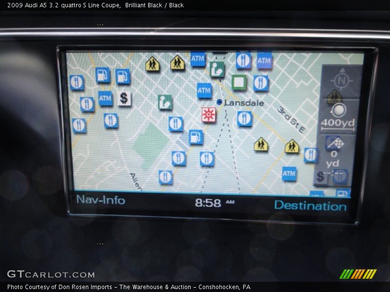 Brilliant Black / Black 2009 Audi A5 3.2 quattro S Line Coupe