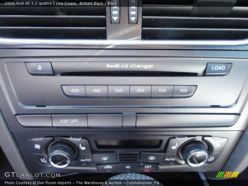 Brilliant Black / Black 2009 Audi A5 3.2 quattro S Line Coupe