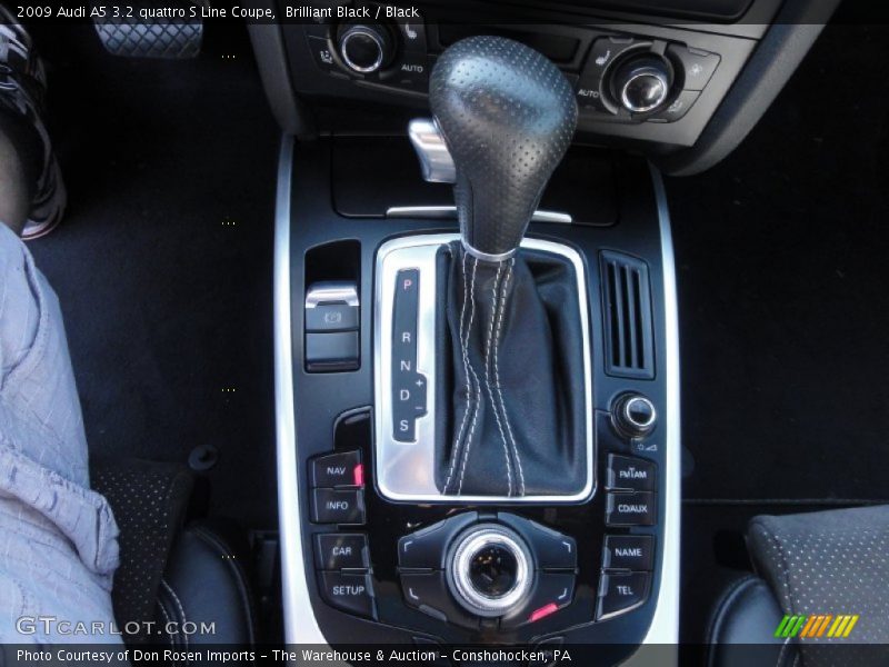 Brilliant Black / Black 2009 Audi A5 3.2 quattro S Line Coupe