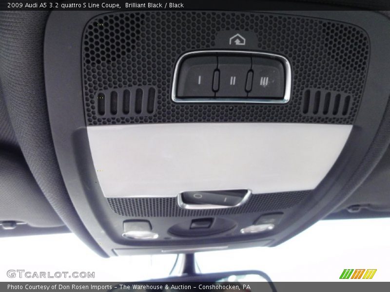 Brilliant Black / Black 2009 Audi A5 3.2 quattro S Line Coupe