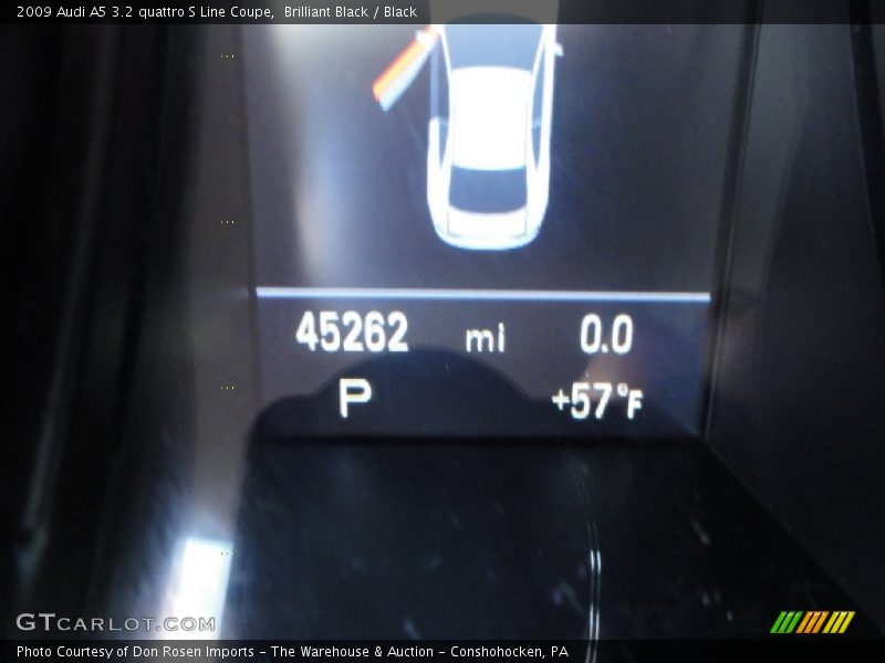 Brilliant Black / Black 2009 Audi A5 3.2 quattro S Line Coupe