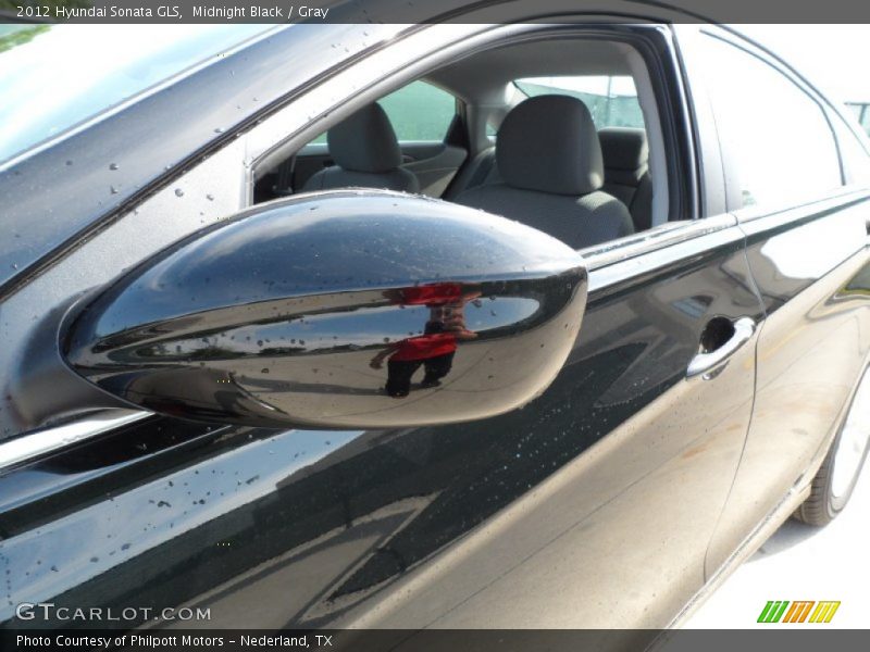 Midnight Black / Gray 2012 Hyundai Sonata GLS