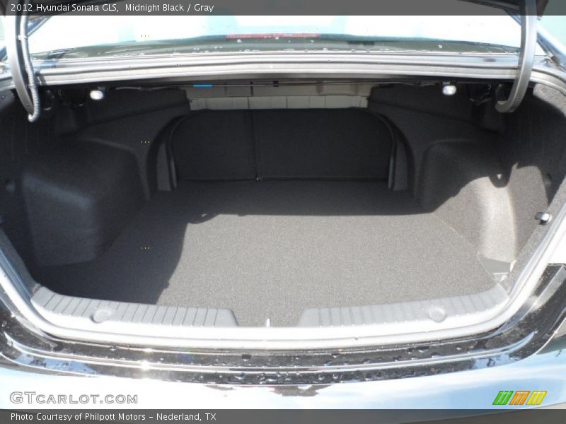 Midnight Black / Gray 2012 Hyundai Sonata GLS