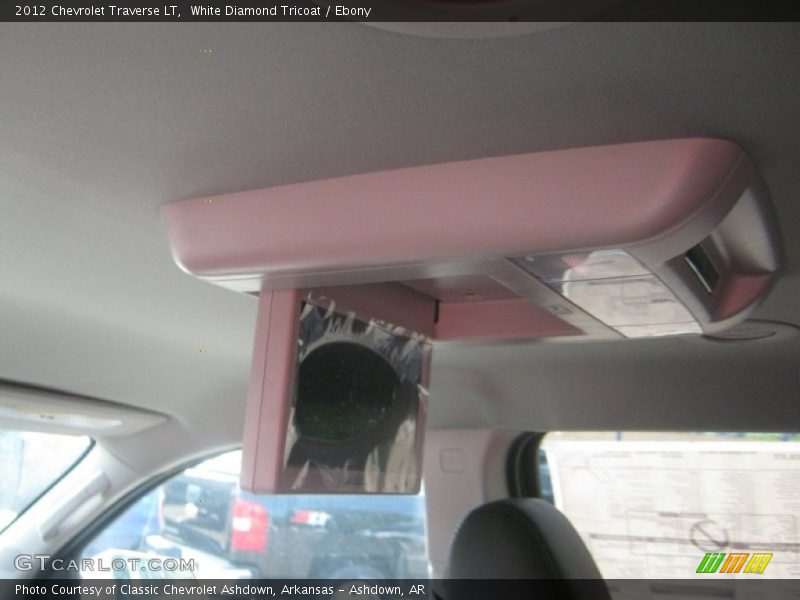 White Diamond Tricoat / Ebony 2012 Chevrolet Traverse LT