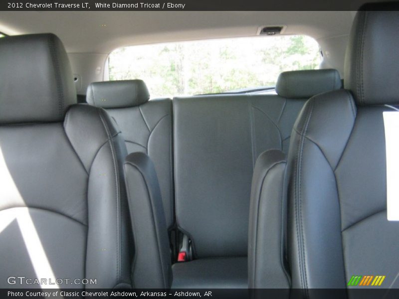 White Diamond Tricoat / Ebony 2012 Chevrolet Traverse LT