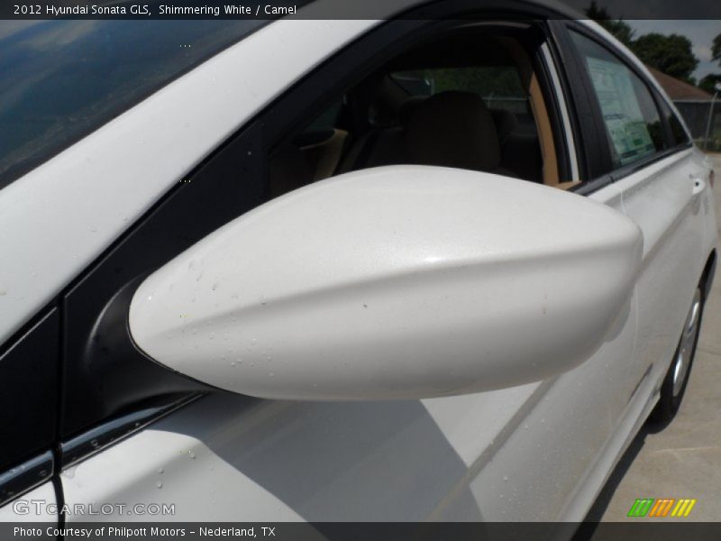 Shimmering White / Camel 2012 Hyundai Sonata GLS