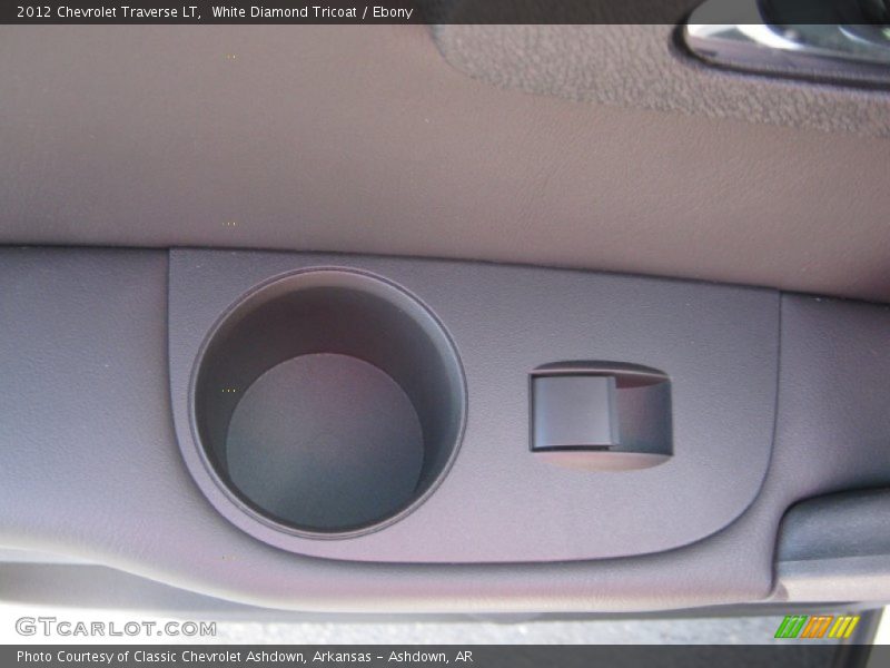 White Diamond Tricoat / Ebony 2012 Chevrolet Traverse LT