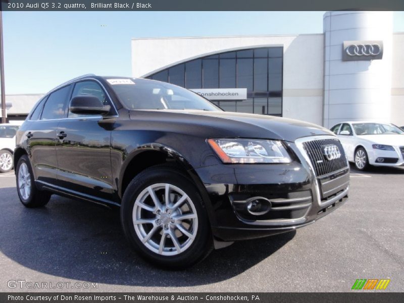 Brilliant Black / Black 2010 Audi Q5 3.2 quattro