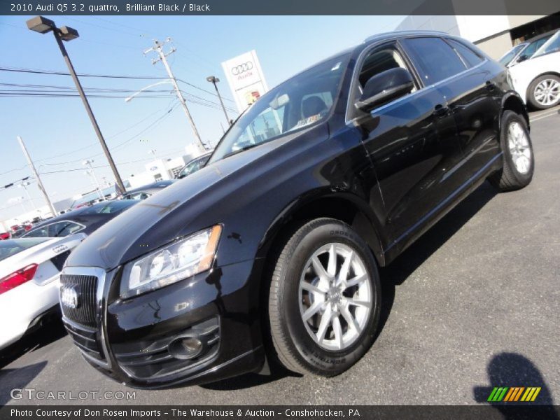 Brilliant Black / Black 2010 Audi Q5 3.2 quattro