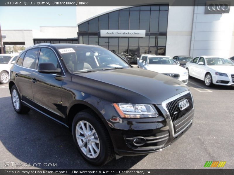 Brilliant Black / Black 2010 Audi Q5 3.2 quattro