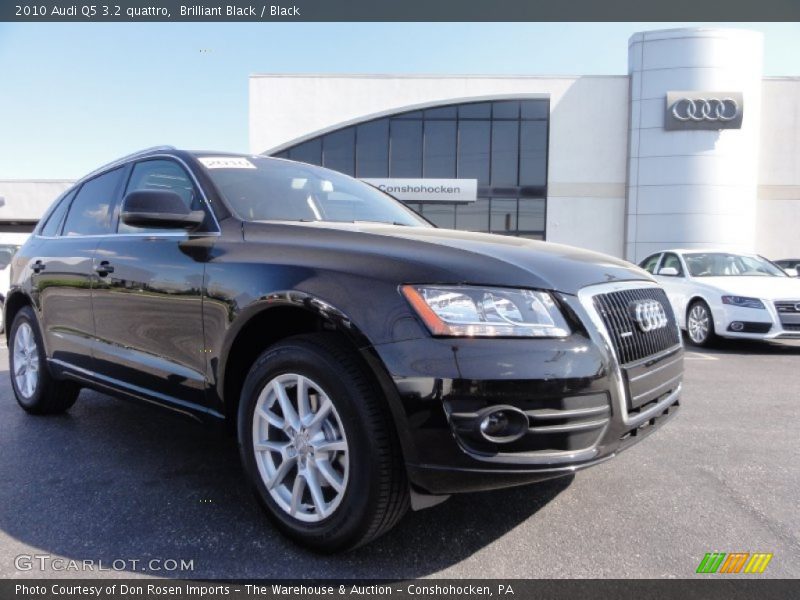 Brilliant Black / Black 2010 Audi Q5 3.2 quattro