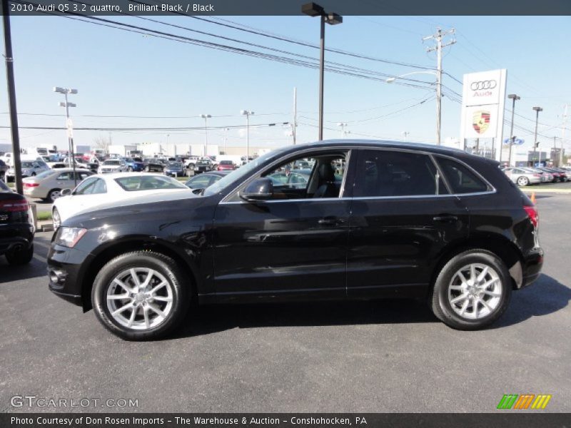 Brilliant Black / Black 2010 Audi Q5 3.2 quattro