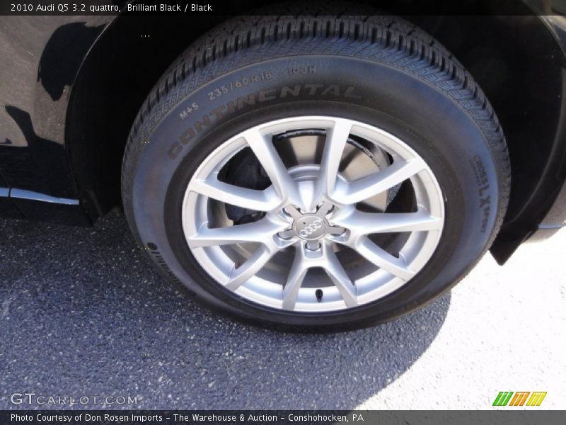 Brilliant Black / Black 2010 Audi Q5 3.2 quattro