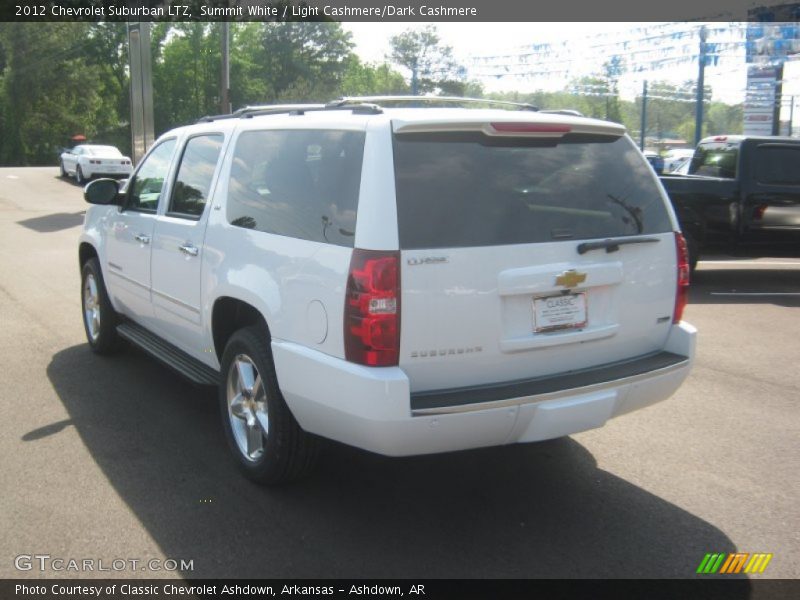 Summit White / Light Cashmere/Dark Cashmere 2012 Chevrolet Suburban LTZ