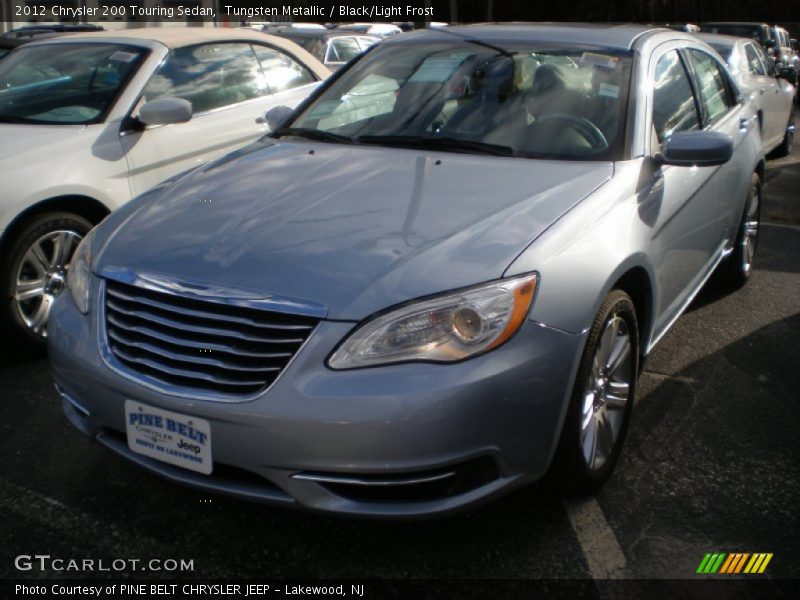 Tungsten Metallic / Black/Light Frost 2012 Chrysler 200 Touring Sedan