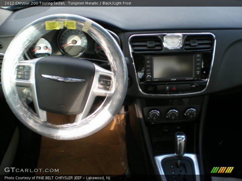 Tungsten Metallic / Black/Light Frost 2012 Chrysler 200 Touring Sedan
