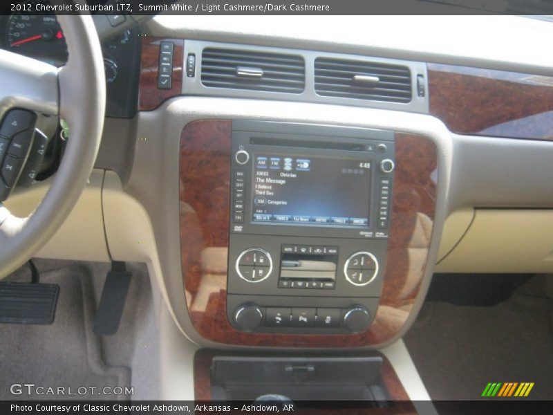 Summit White / Light Cashmere/Dark Cashmere 2012 Chevrolet Suburban LTZ