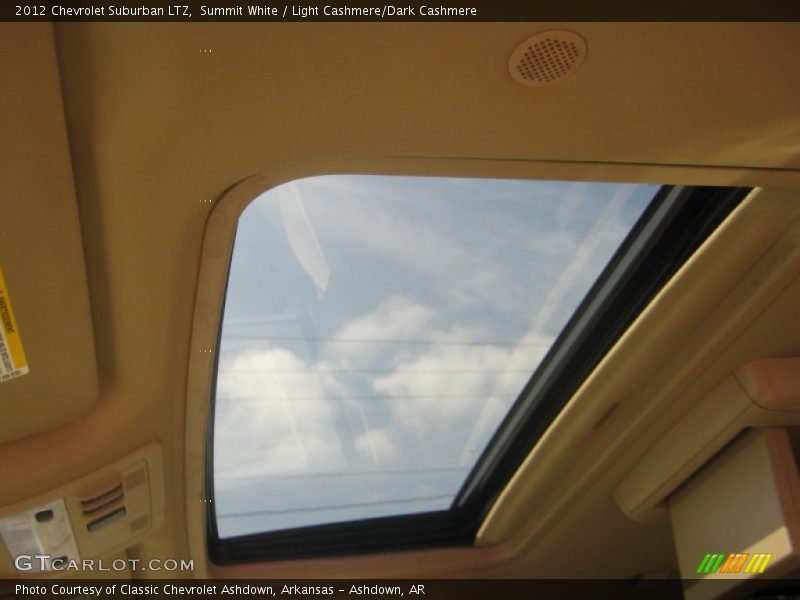 Summit White / Light Cashmere/Dark Cashmere 2012 Chevrolet Suburban LTZ